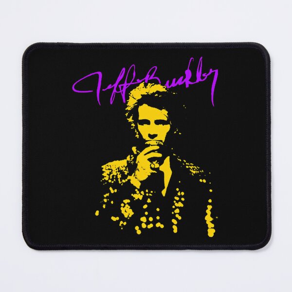 Item preview, Jeff Buckley Yellow Portrait Neon Purple Signature Poster designed and sold by ButLerz.