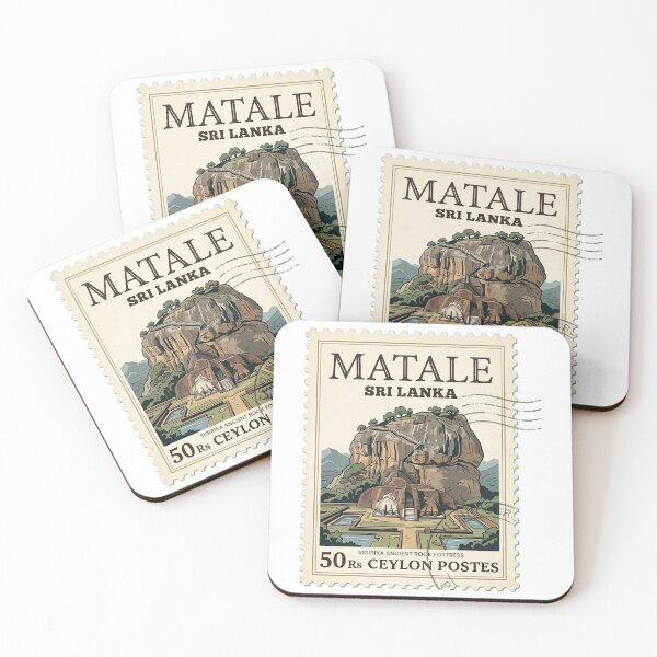Item preview, Vintage Sigiriya Rock Fortress Sri Lanka Travel Stamp designed and sold by k3rstman1.