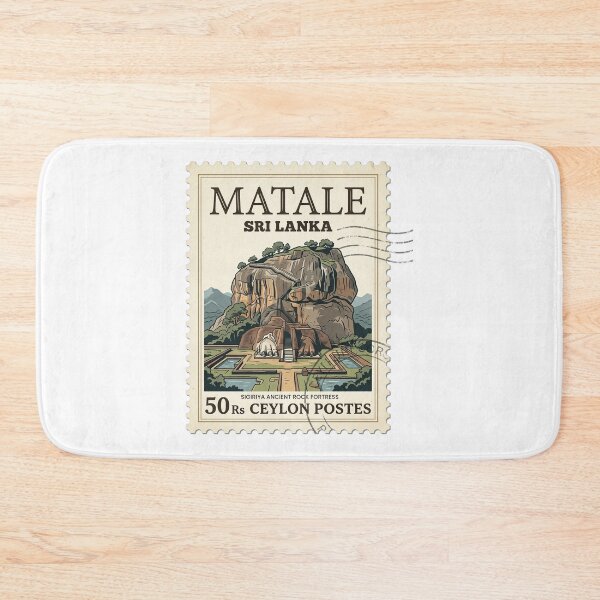 Item preview, Vintage Sigiriya Rock Fortress Sri Lanka Travel Stamp designed and sold by k3rstman1.