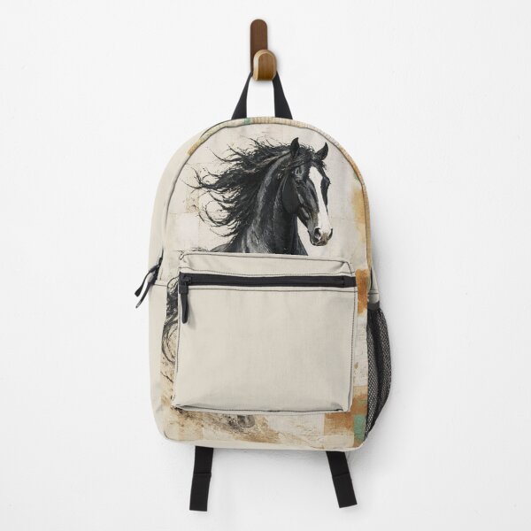 Item preview, Elegant Galloping Horses - Black horse 1 designed and sold by Lucia Amaris Art.