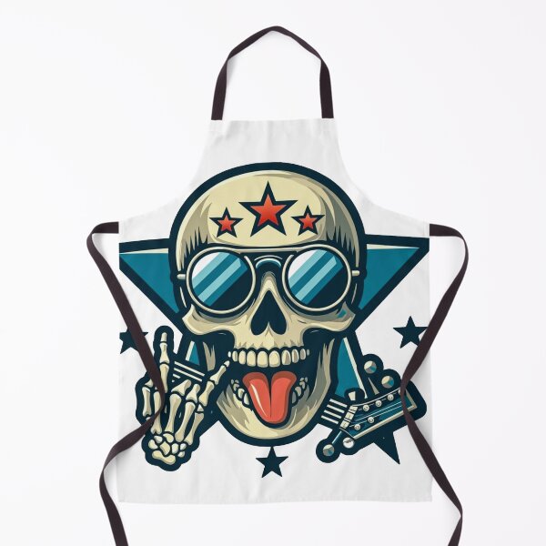 Item preview, Rockstar Skull with Sunglasses and Electric Guitar designed and sold by Antony004.