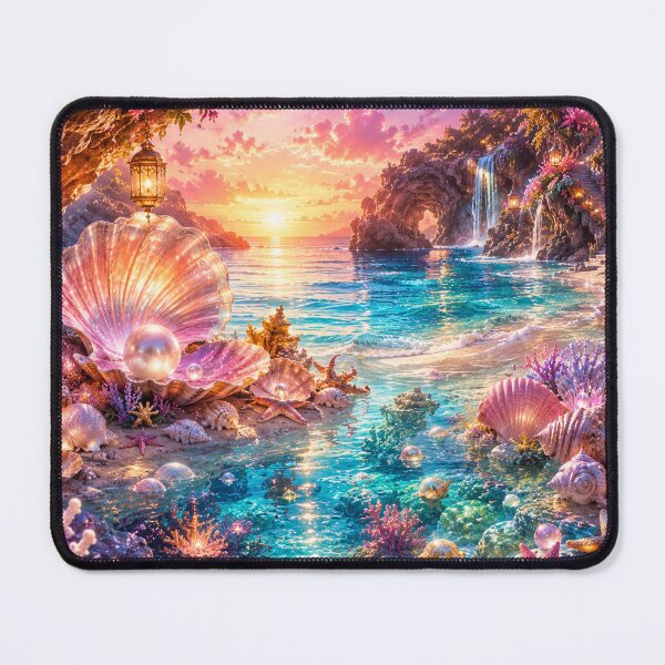 Item preview, Pearl Lagoon Paradise designed and sold by Gold&pixels.
