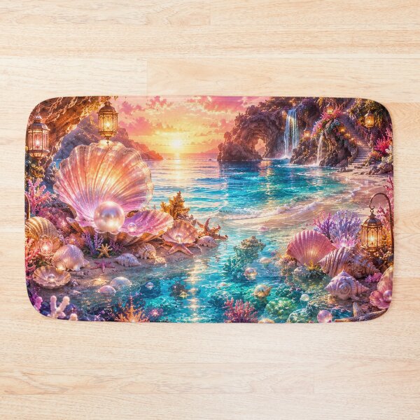 Item preview, Pearl Lagoon Paradise designed and sold by Gold&pixels.