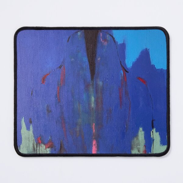 Item preview, Blue Infanta Abstract Female Figure Painting designed and sold by Gela Mikava.