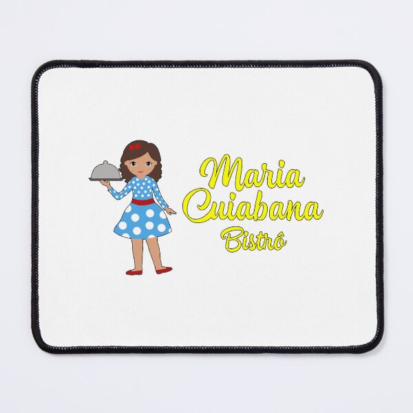 Item preview, Maria Cuiabana Bistro Cartoon Waitress Logo Design designed and sold by tylercok.