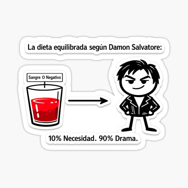 Item preview, Sarcastic Vampire Balanced Diet designed and sold by teamzeta.