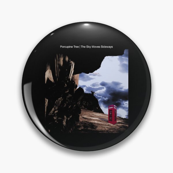 Item preview, The Sky Moves Sideways Red Phone Booth Landscape designed and sold by RafaelFarrell.