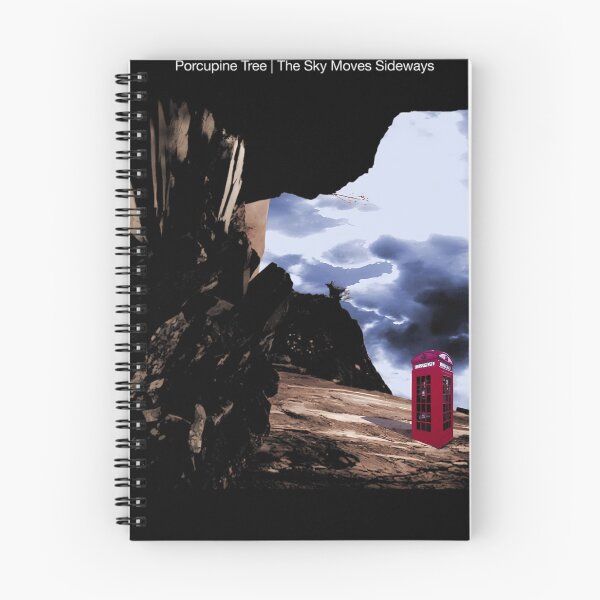 Item preview, The Sky Moves Sideways Red Phone Booth Landscape designed and sold by RafaelFarrell.