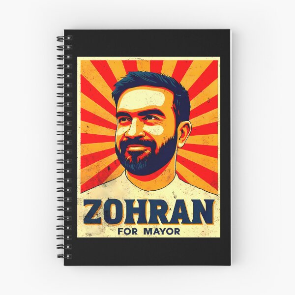 Item preview, Zohran For Mayor Red Yellow Sunburst Political Poster designed and sold by ButLerz.