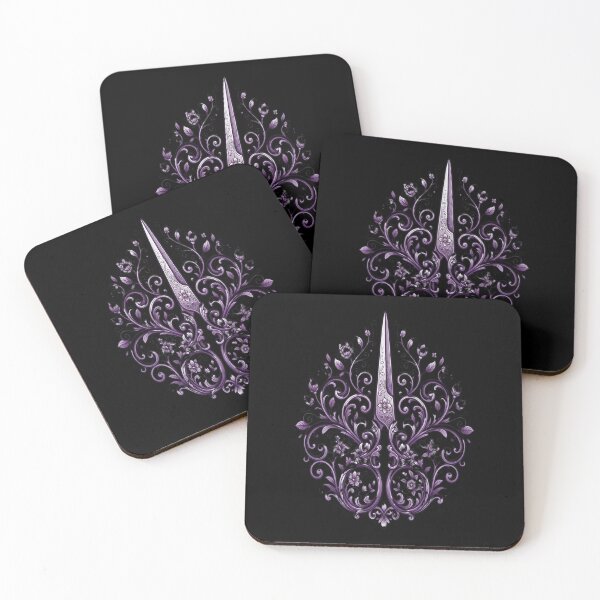Item preview, Purple Flower Scissors designed and sold by baby2020101.