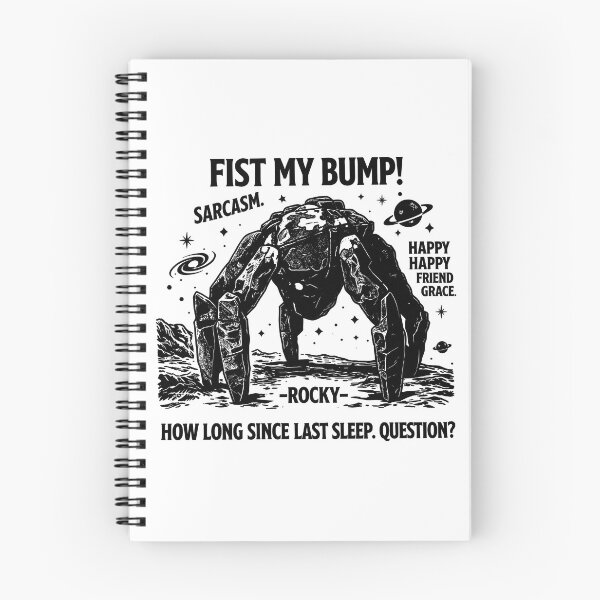 Item preview, Project Hail Mary Rocky Shirt, Fist My Bump Funny Sci Fi Graphic Tee, Happy Happy Friend Grace Quote, Space Robot Gift, Comfort Colors designed and sold by Xtusdior.