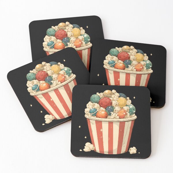 Item preview, Galactic Deliciousness Planet Popcorn designed and sold by Lina Caro.