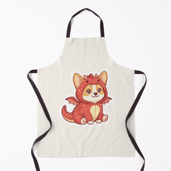 Item preview, Corgi in a Dragon Suit – Welsh Kawaii Dog designed and sold by Cerys-GS.