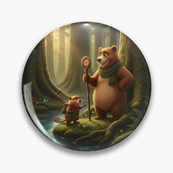 Item preview, Happy Beaver Adventures – Lessons from the Old Cedar designed and sold by Clothes With Smiling Animals Walt Gral.