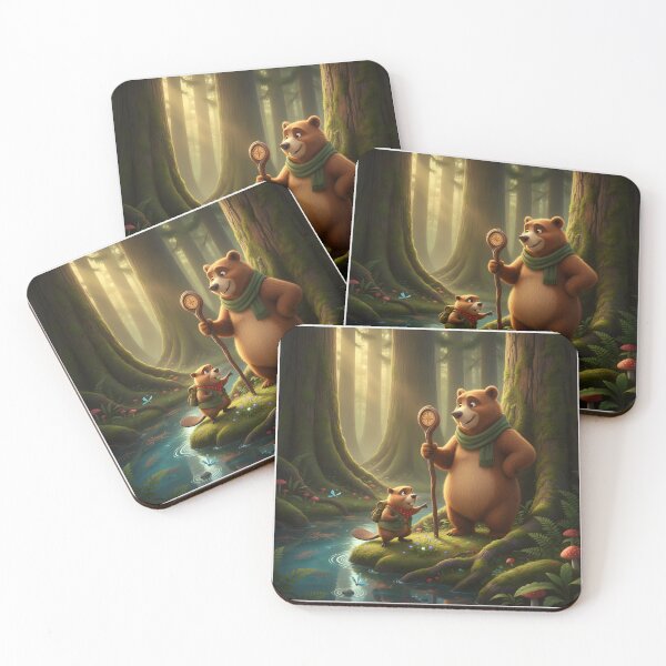 Item preview, Happy Beaver Adventures – Lessons from the Old Cedar designed and sold by Clothes With Smiling Animals Walt Gral.