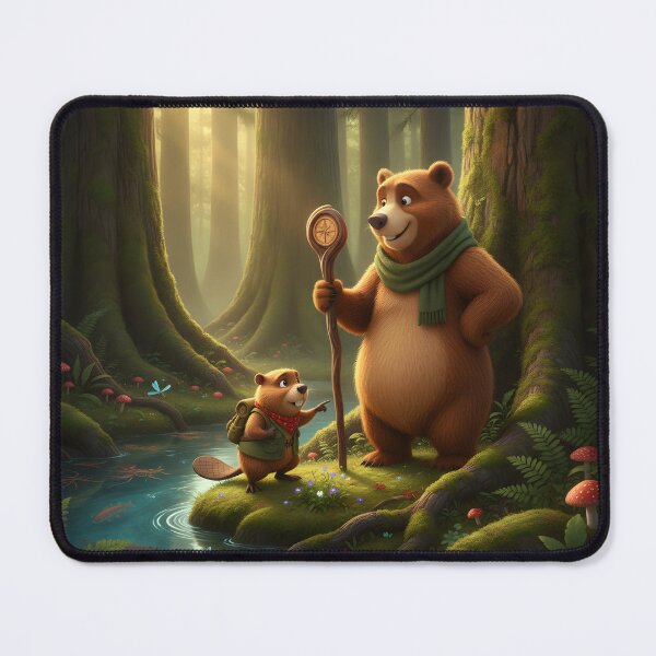 Item preview, Happy Beaver Adventures – Lessons from the Old Cedar designed and sold by Clothes With Smiling Animals Walt Gral.
