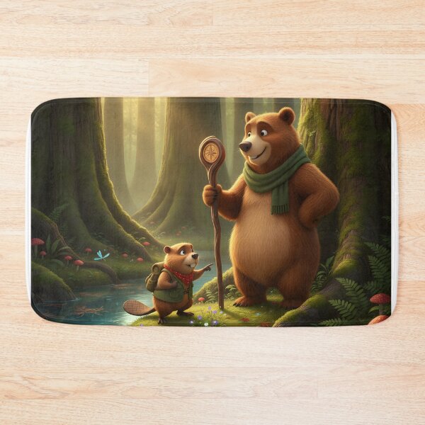 Item preview, Happy Beaver Adventures – Lessons from the Old Cedar designed and sold by Clothes With Smiling Animals Walt Gral.