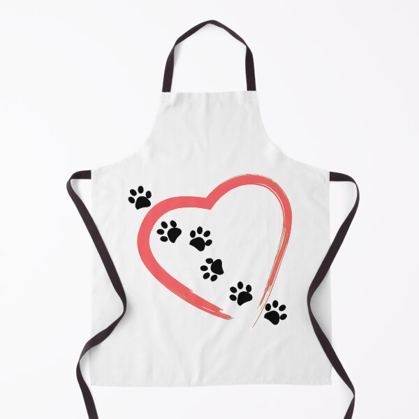 Item preview, Heart Paw Prints Love Pet Animal Valentine Red Black Graphic designed and sold by SoyLamderma.