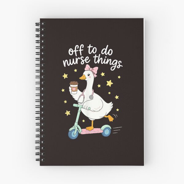 Item preview, Off to Do Nurse Things Cute Goose Nurse Coffee Funny Vintage Graphic designed and sold by mari-kayden.