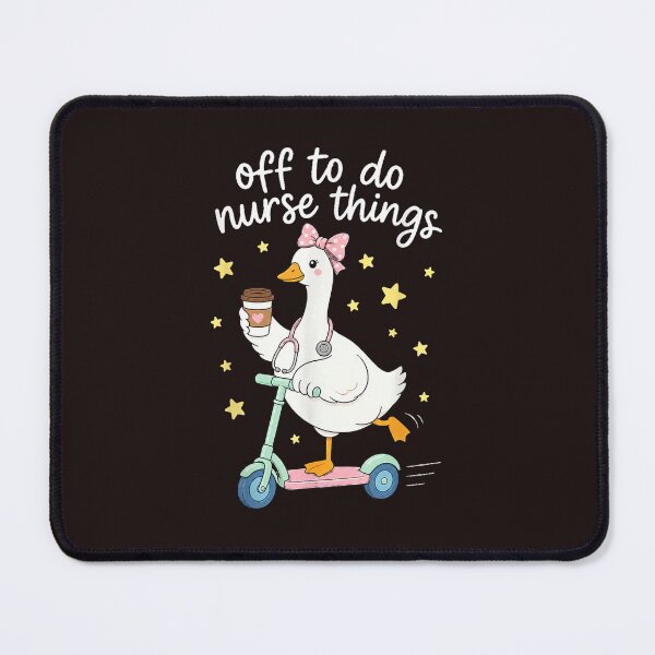 Item preview, Off to Do Nurse Things Cute Goose Nurse Coffee Funny Vintage Graphic designed and sold by mari-kayden.