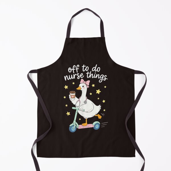Item preview, Off to Do Nurse Things Cute Goose Nurse Coffee Funny Vintage Graphic designed and sold by mari-kayden.
