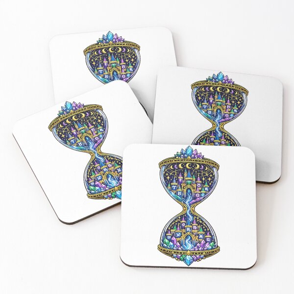 Item preview, Celestial Zodiac Hourglass | Crystal Astrology Fantasy | Cosmic Time designed and sold by irfanshikh.