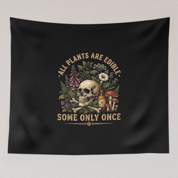 Item preview, All Plants are Edible Some Only Once Funny Men Women T-Shirt designed and sold by AidanMacdougall.