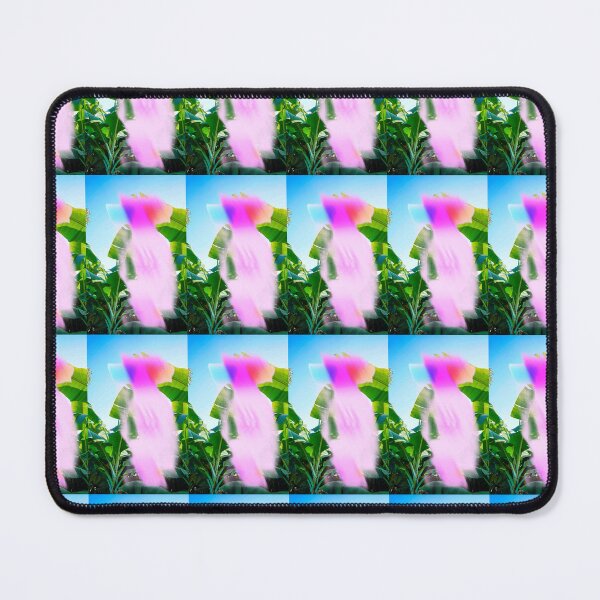 Item preview, Ethereal Glow in the Tropics – Rainbow Light Over Banana Leaves designed and sold by NylaInnerBloom.