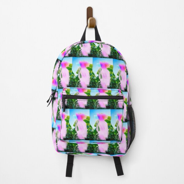 Item preview, Ethereal Glow in the Tropics – Rainbow Light Over Banana Leaves designed and sold by NylaInnerBloom.