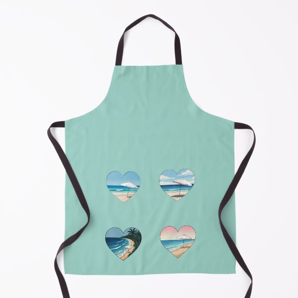 Item preview, Beach Love Coastal Hearts with White Beach Umbrella designed and sold by Beachy.