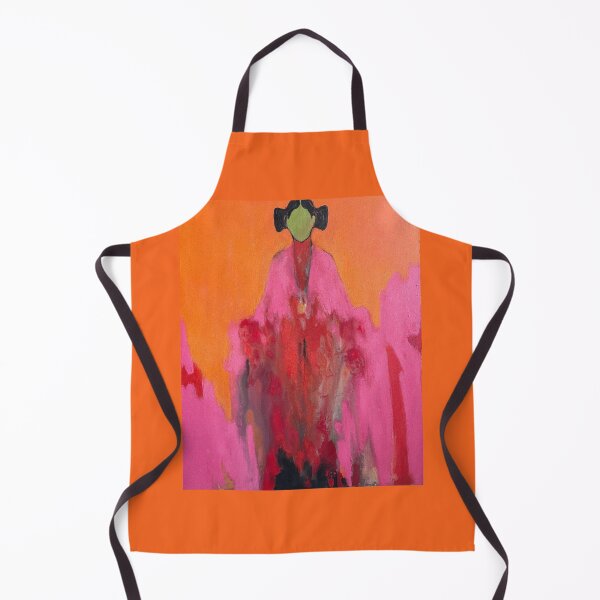 Item preview, Orange and Pink Infanta Abstract Figurative Painting designed and sold by Gela Mikava.