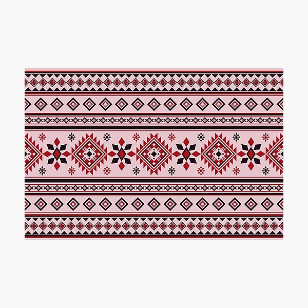 Item preview, Red native ethnic abstract geometric pattern seamless background designed and sold by NarongStocker37.