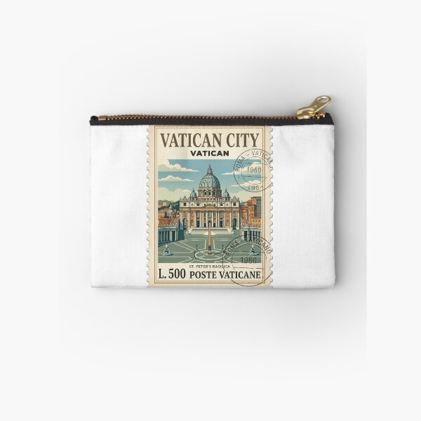 Item preview, Vintage Vatican City St Peters Basilica Travel Stamp designed and sold by k3rstman1.
