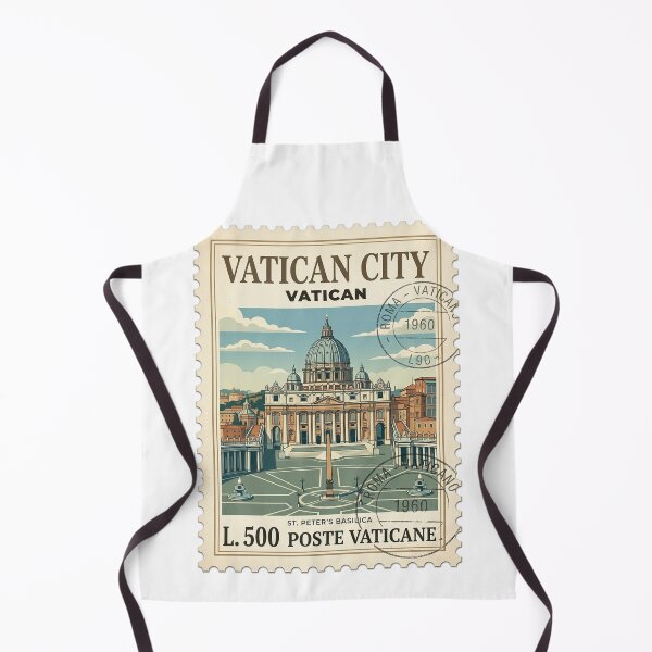 Item preview, Vintage Vatican City St Peters Basilica Travel Stamp designed and sold by k3rstman1.