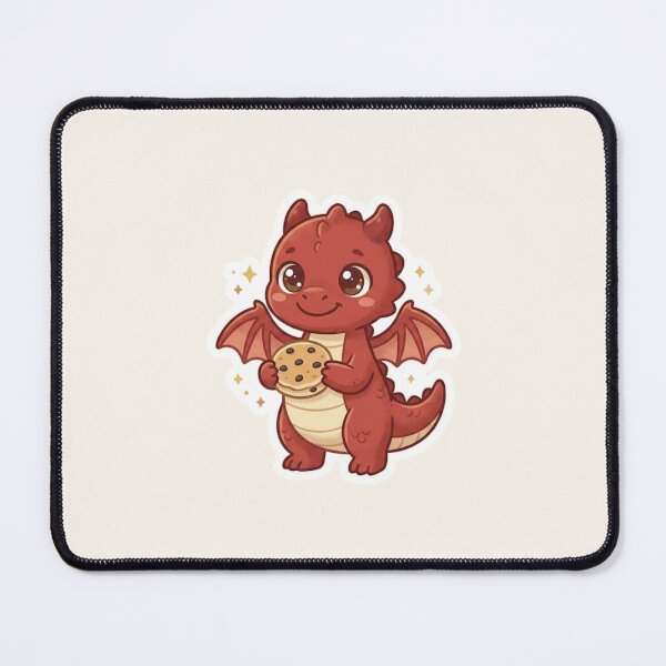Item preview, Dragon Eating a Welsh Cake – Sweet Cymru Kawaii designed and sold by Cerys-GS.