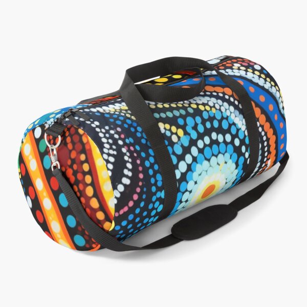 Item preview, Aboriginal Inspired Dot Art - Rainbow Vibrant Celestial Abstract Pattern designed and sold by GrinGalore.
