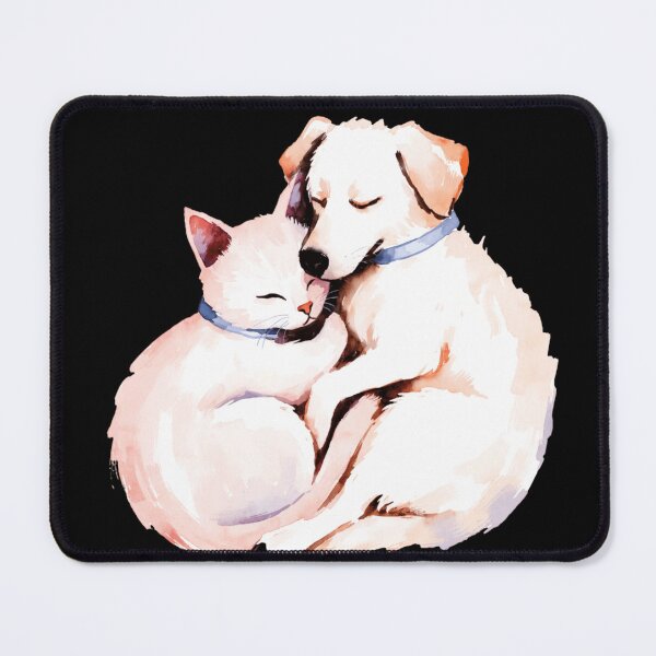 Item preview, Cat and Dog Playful Pet Friends designed and sold by Charonde.