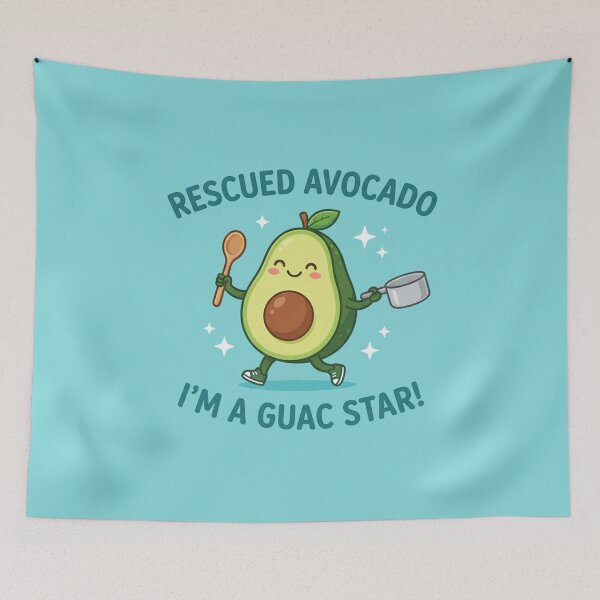 Item preview, Rescued Avocado I Am A Guac Star designed and sold by Owcomm.