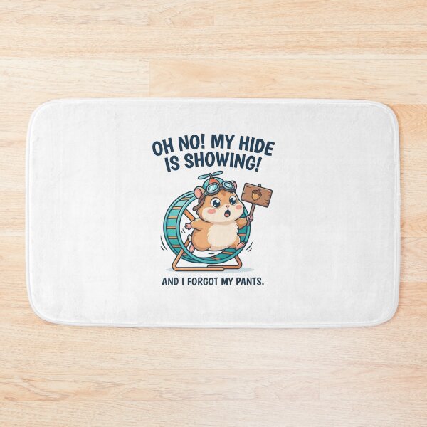 Item preview, Oh No My Hide Is Showing Funny Hamster designed and sold by Owcomm.