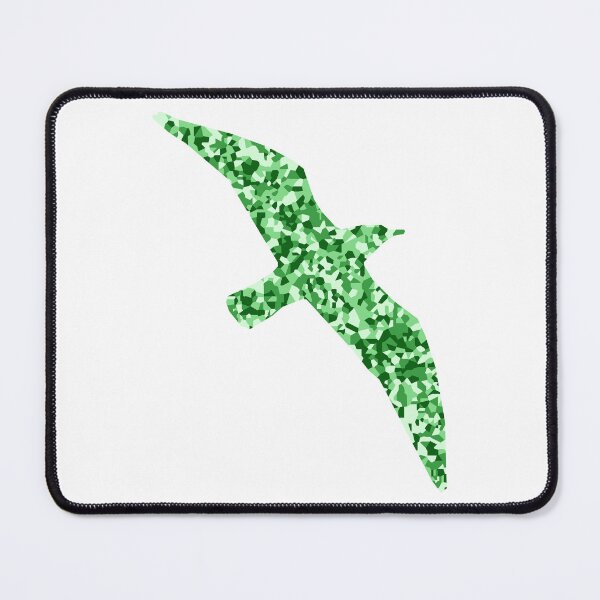 Item preview, Green Mosaic Seagull Silhouette Art designed and sold by DymondDesigns.