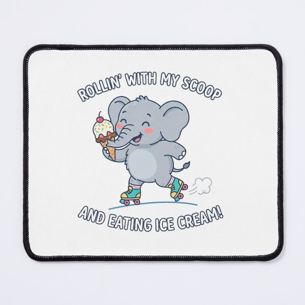 Item preview, Rollin With My Scoop Cute Elephant designed and sold by Owcomm.
