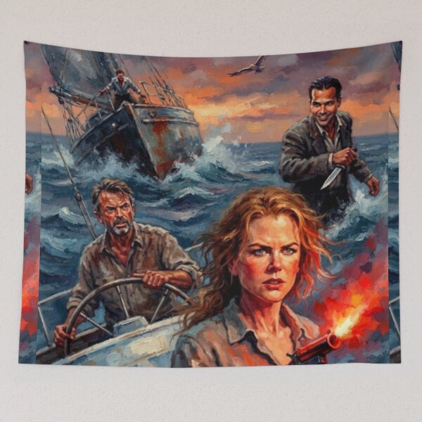 Item preview, Dead Calm Ocean Thriller Fine Art Tribute designed and sold by Art's Diner.