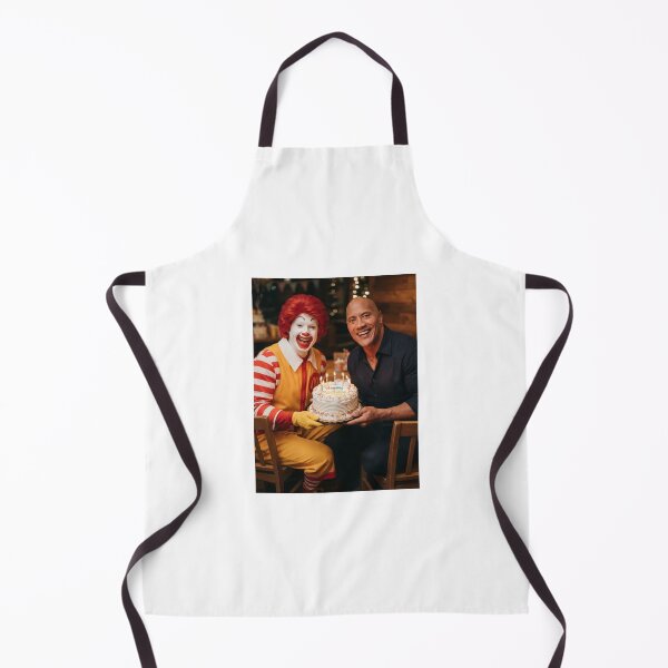 Item preview, Dwayne johnson Ronald mcdonald mcdonalds grimace meme memes funny parody christmas birthday designed and sold by CheeseBlueprint.
