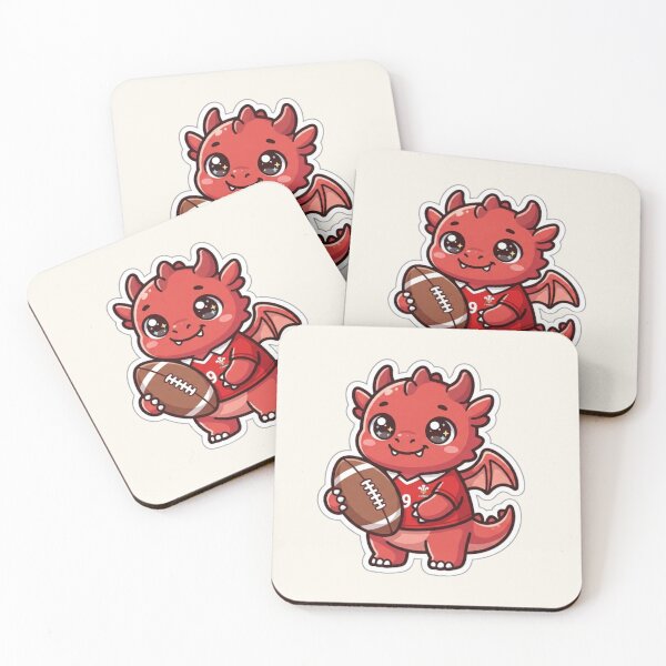 Item preview, Rugby Welsh Dragon – Cute Cymru Sports designed and sold by Cerys-GS.