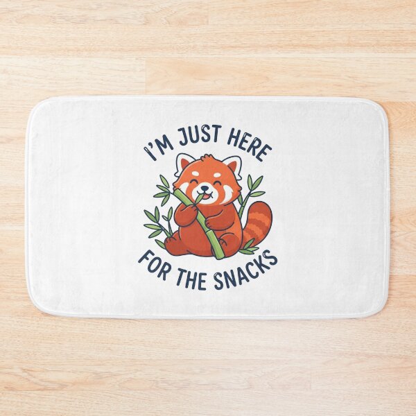 Item preview, Cute Red Panda Eating Bamboo Snacks designed and sold by Owcomm.