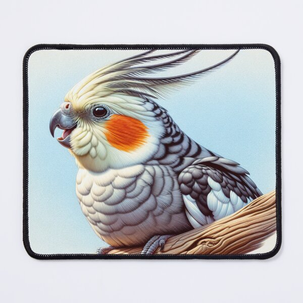 Item preview, Cockatiel on a branch designed and sold by GameCraftedShop.