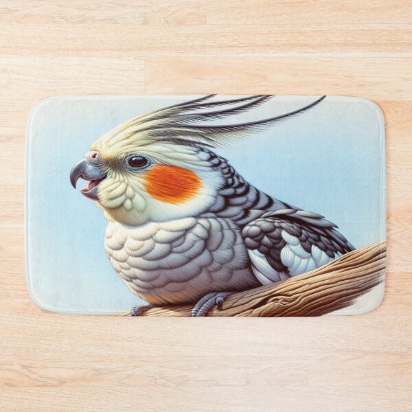Item preview, Cockatiel on a branch designed and sold by GameCraftedShop.