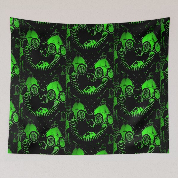 Item preview, Shared Gas Mask (Toxic Neon) designed and sold by weirdove.