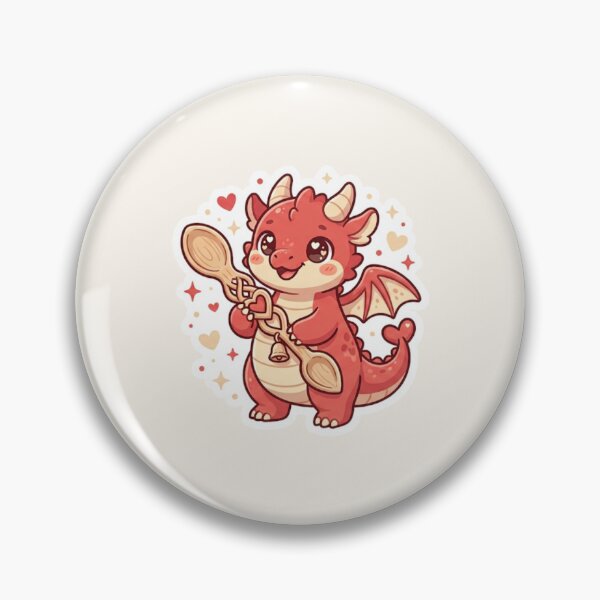 Item preview, Dragon with Welsh Love Spoon – Cute Tradition designed and sold by Cerys-GS.