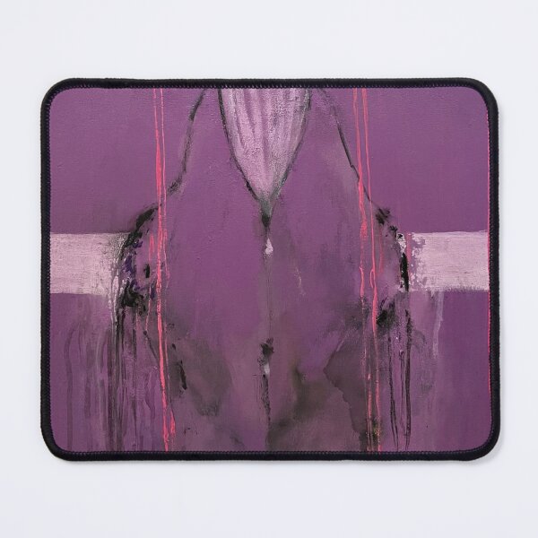 Item preview, Purple Abstract Figure Pink Linear Canvas Painting designed and sold by Gela Mikava.